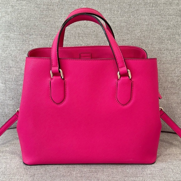 Kate Spade Laurel Way Reese Satchel Bag In Pink - Picture 2 of 9